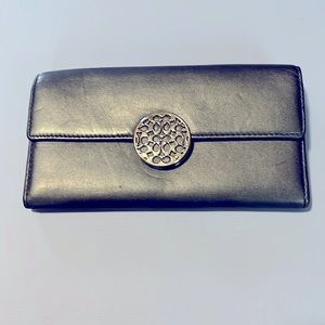 Coach leather envelope wallet